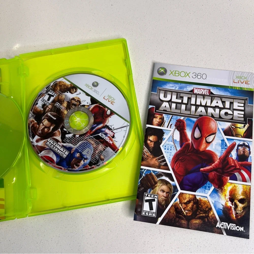 Xbox 360 video game combo - Marvel Ultimate Alliance and Forza Motorsport